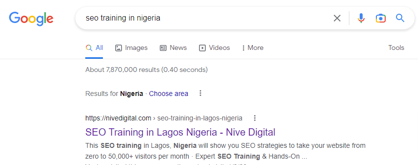 seo-training-in-lagos-Google-Search
